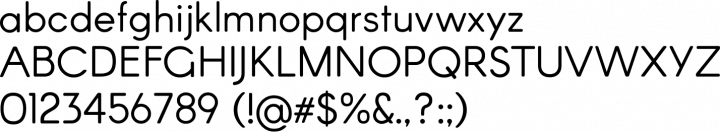 Specimen of Arcon Font Family