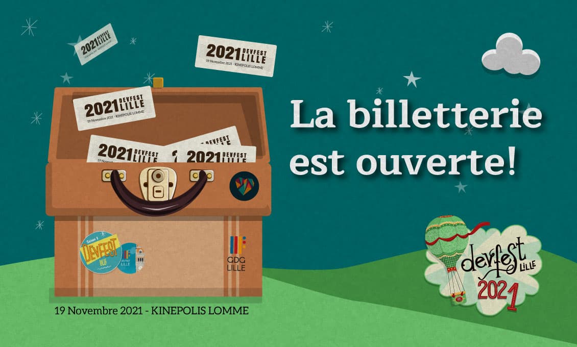 Registration - Devfest Lille 2021 announce