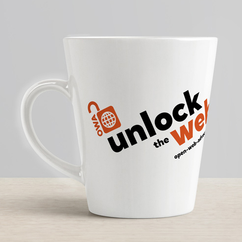 Unlock the web - mug