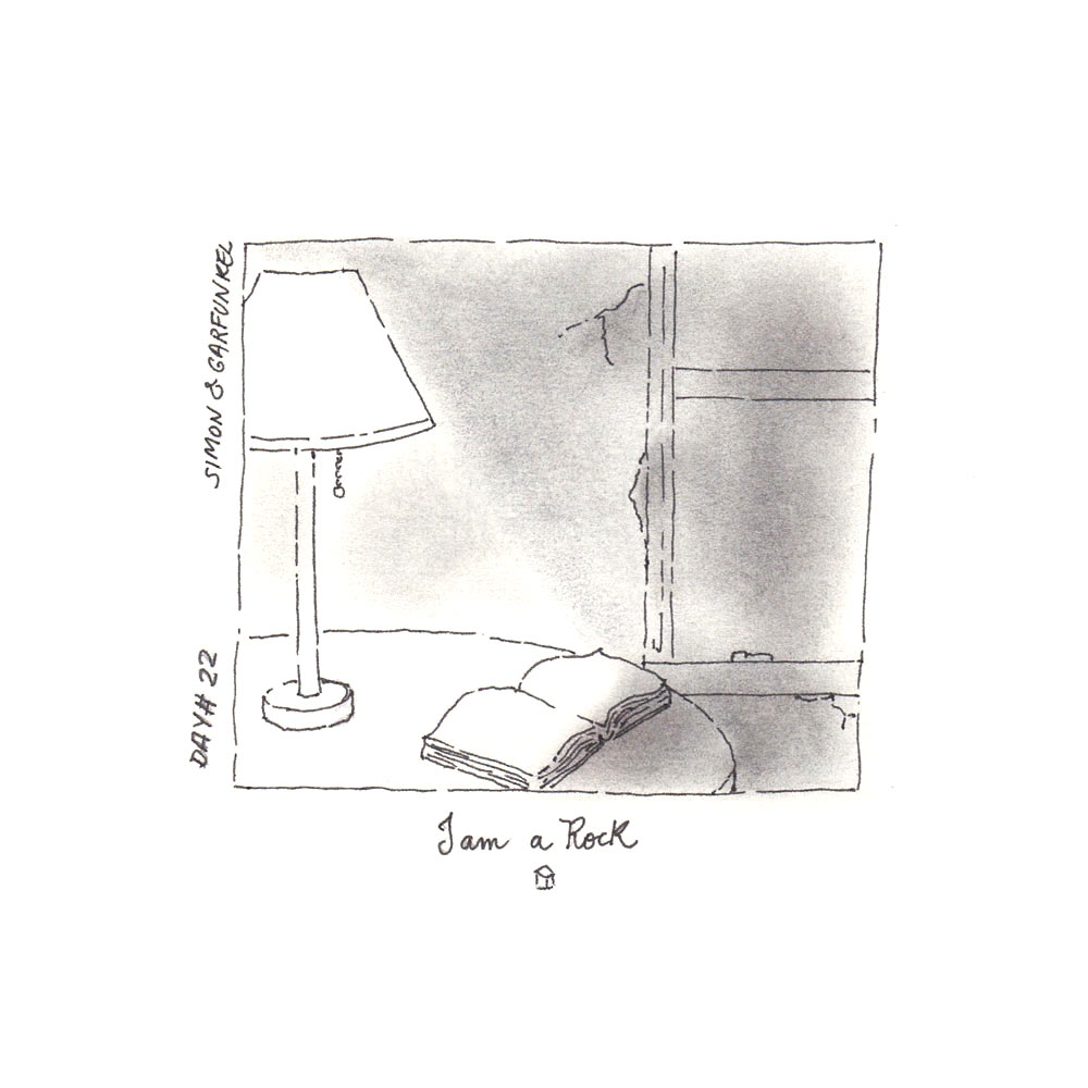 Day 22: I Am A Rock, Simon and Garfunkel