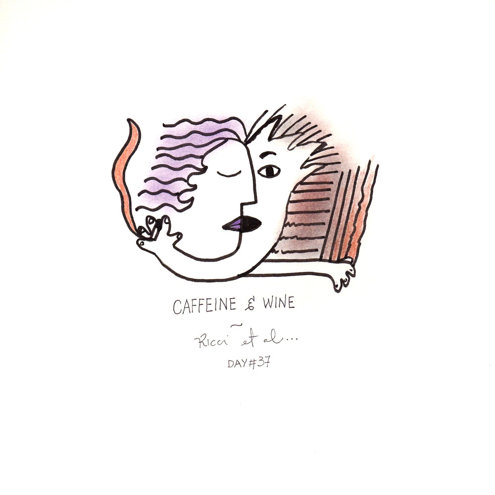 Day 37: Caffeine and Wine, M. Ricci