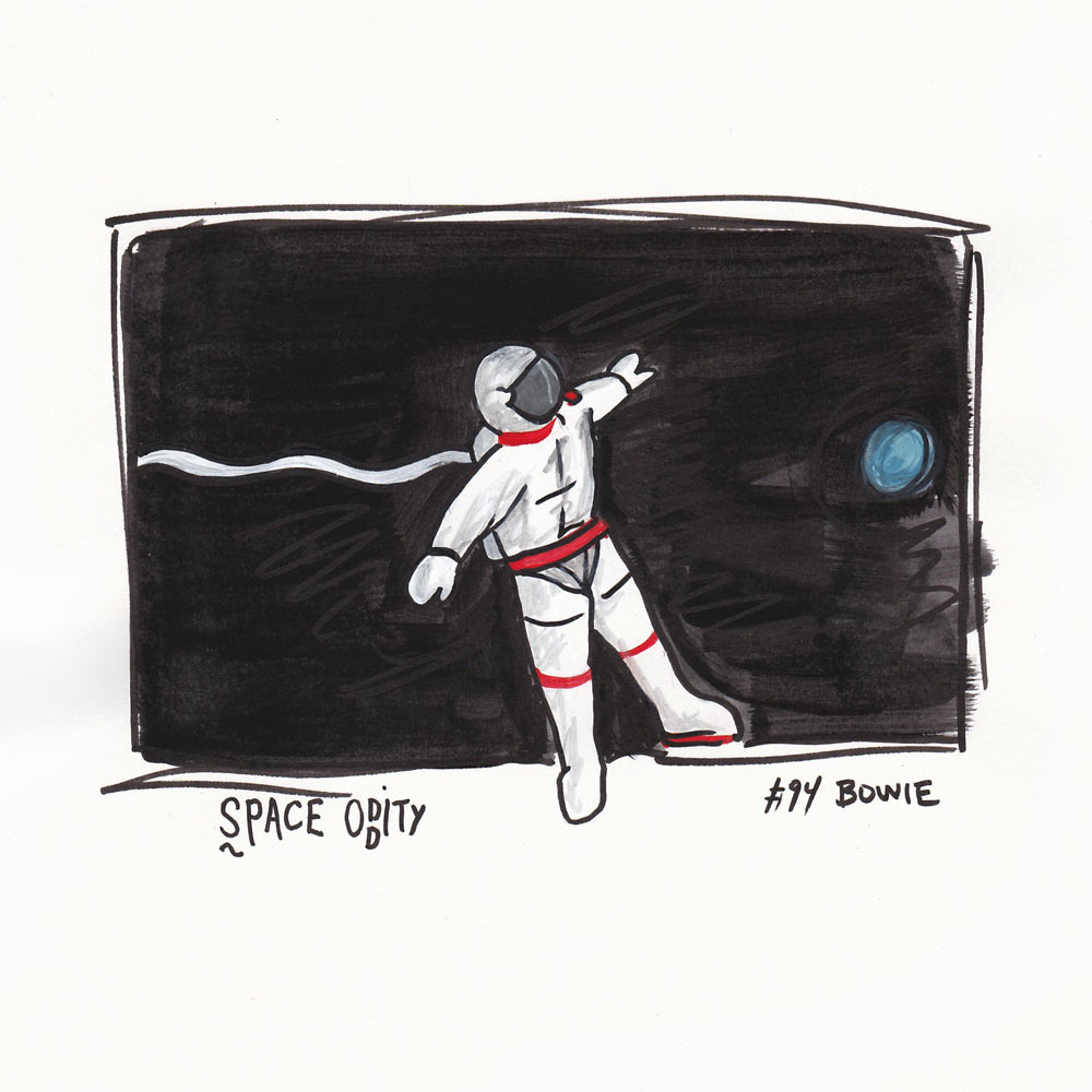 Day 94: Space Oddity, David Bowie, Jethro Tull